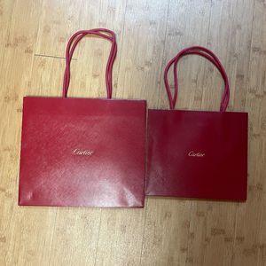 Authentic Cartier Shopping/Gift Bags